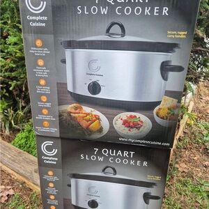 7-Quart Silver Slow Cooker